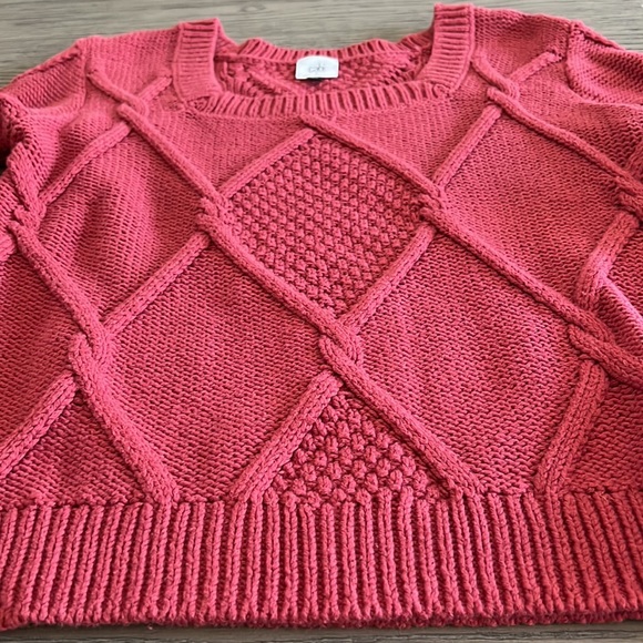 CAbi- square neck sweater- Size SMALL - Picture 8 of 13